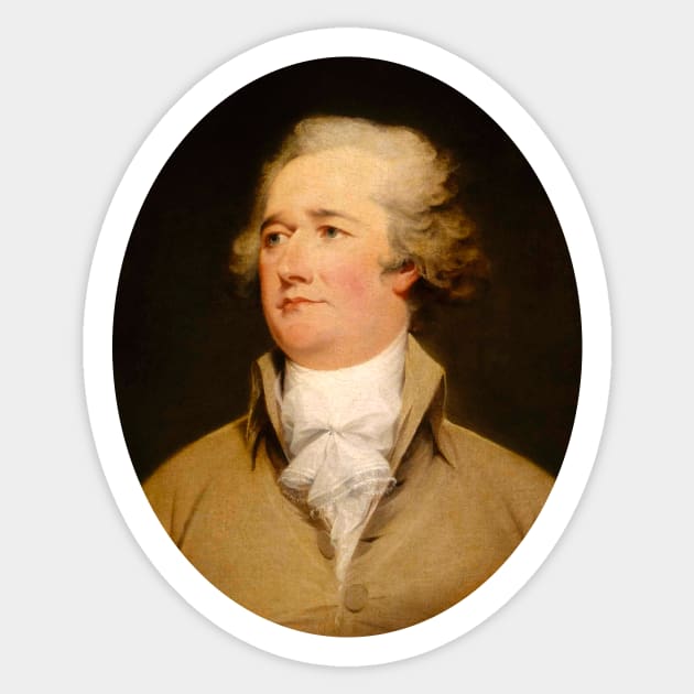 Alexander Hamilton Sticker by warishellstore